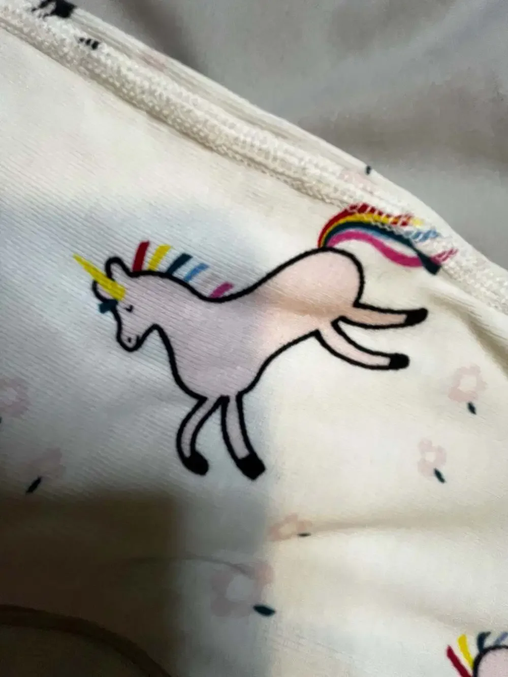Hanna Andersson Baby Zip Sleeper in Organic Cotton Unicorn Race Print